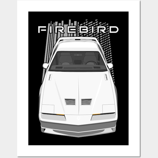 Firebird 3rdgen-white Wall Art by V8social